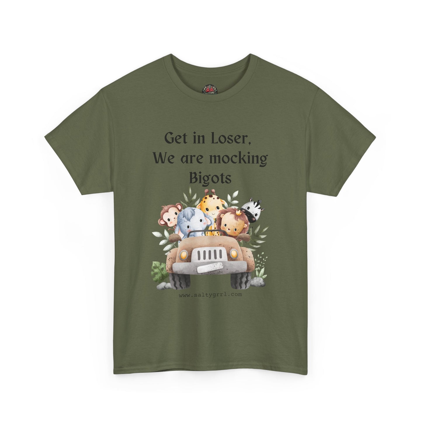 Salty Grrl Statement Tee - 'Mocking Bigots'