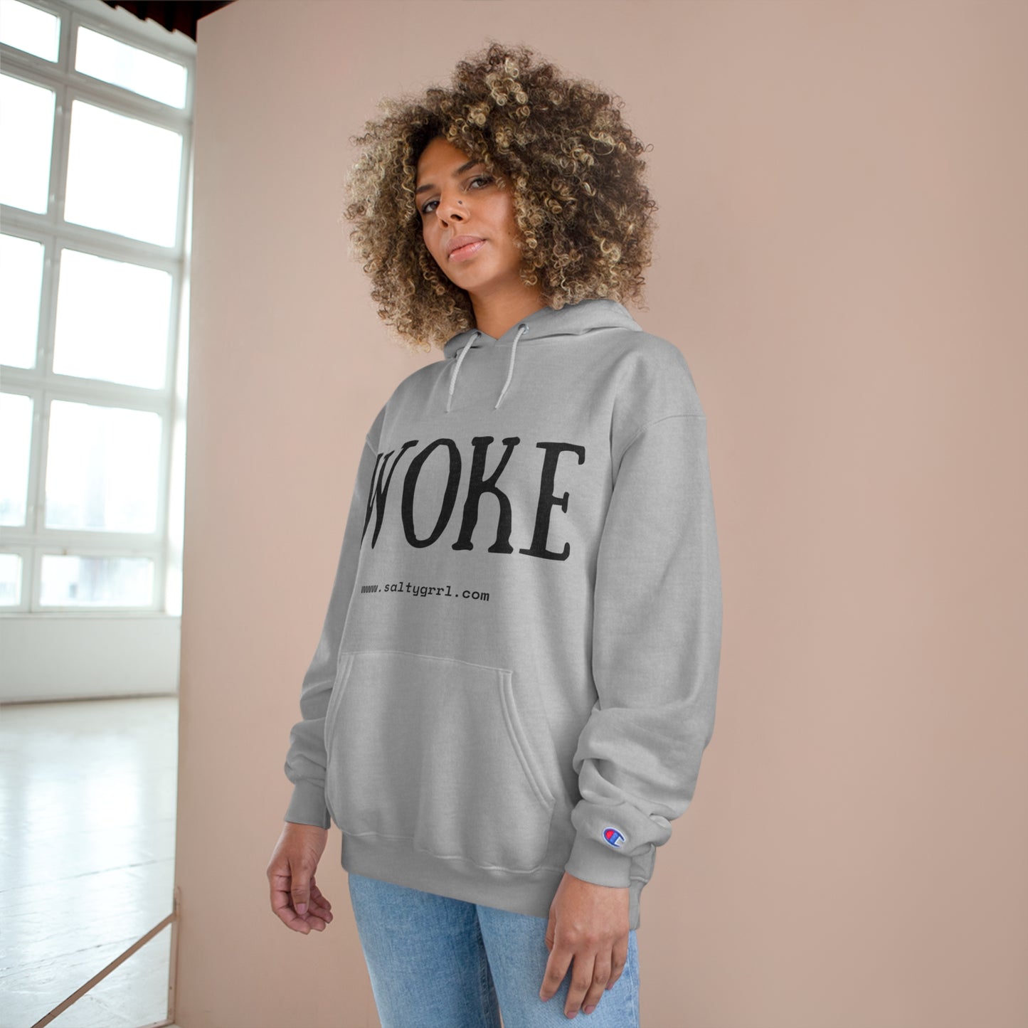 Woke Champion Hoodie - Cozy Graphic Pullover for Casual Wear