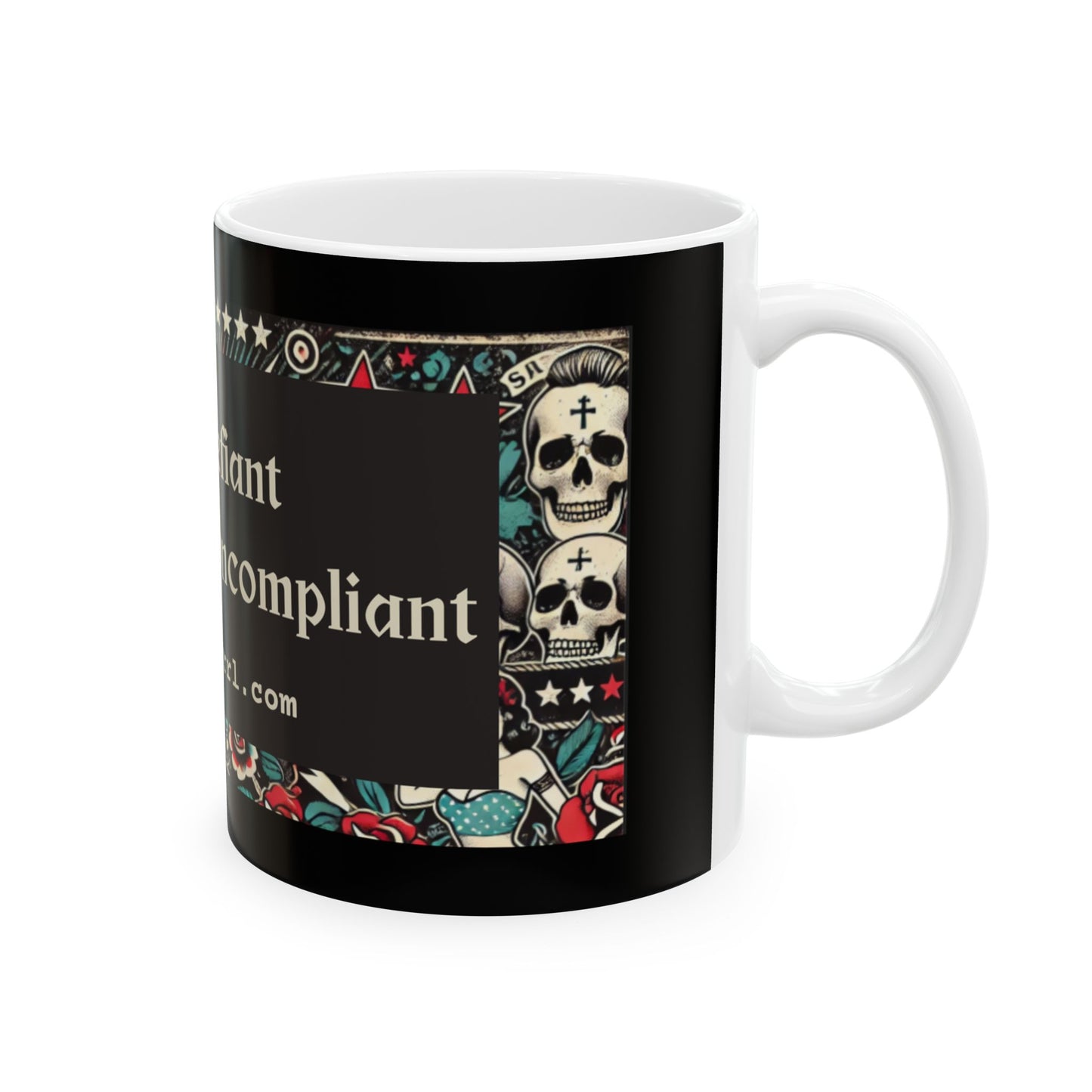 Salty Grrl Says Defiant Mug, (11oz, 15oz)