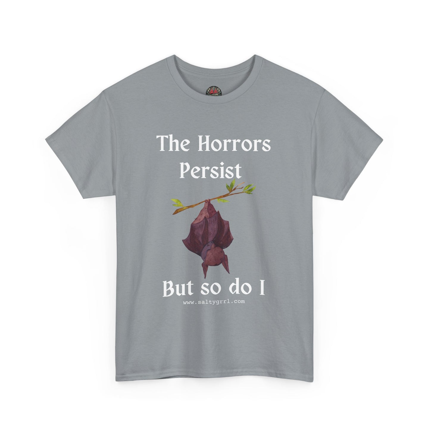 Salty Grrl Statement Tee - 'Horrors Persist'