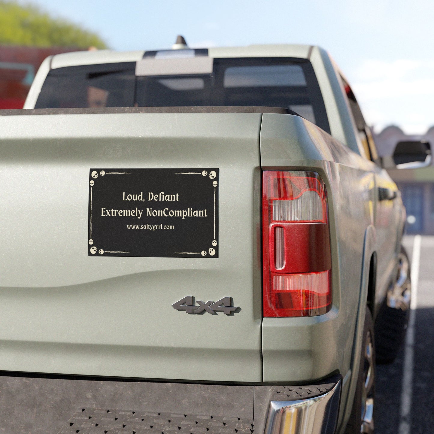 Car Magnet - 'Noncompliant' - Statement Decal for Women