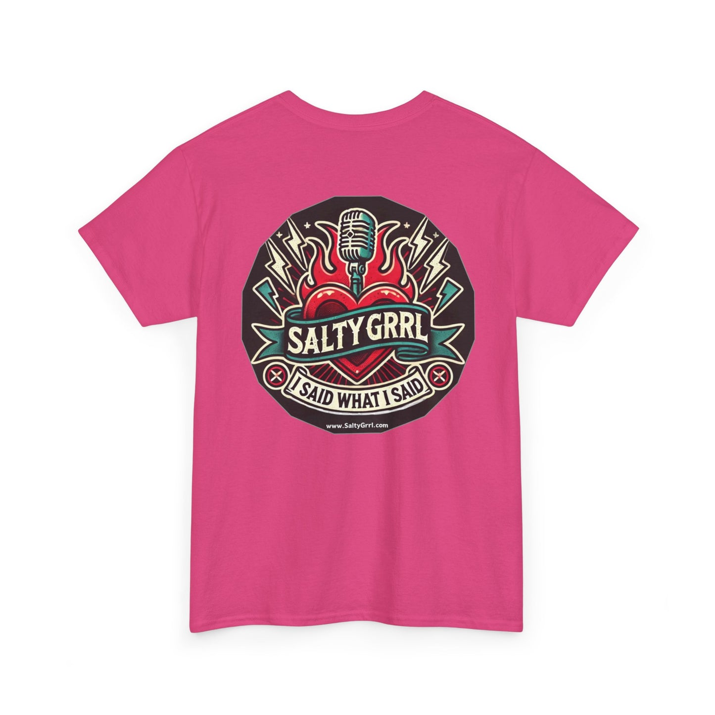 Salty Grrl Says Statement Tee - Woke