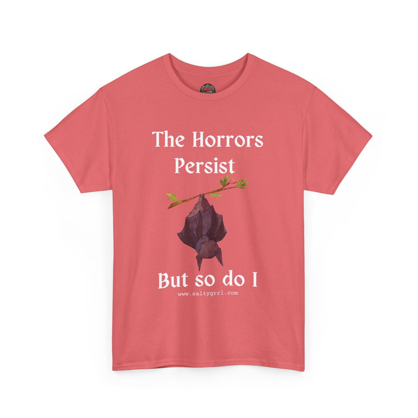 Salty Grrl Statement Tee - 'Horrors Persist'