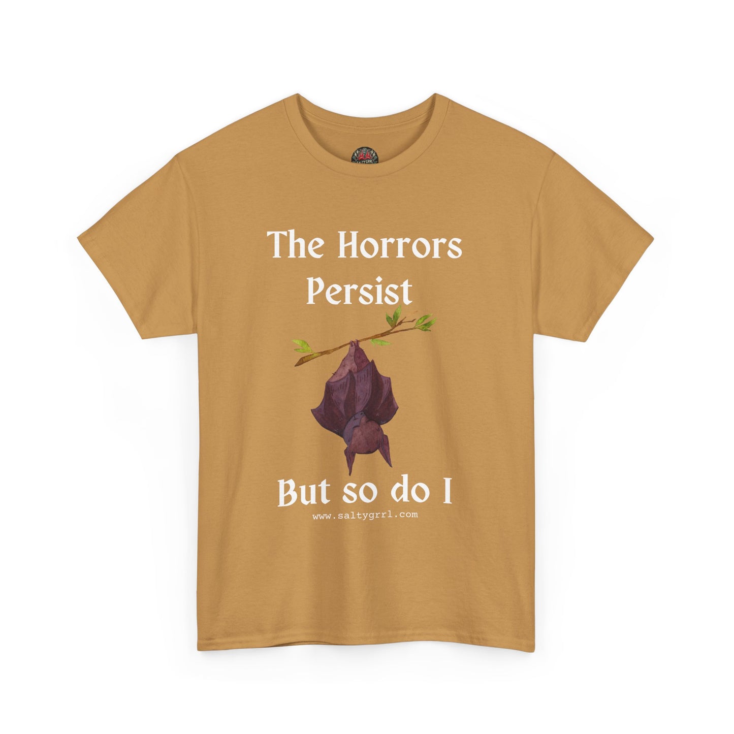 Salty Grrl Statement Tee - 'Horrors Persist'