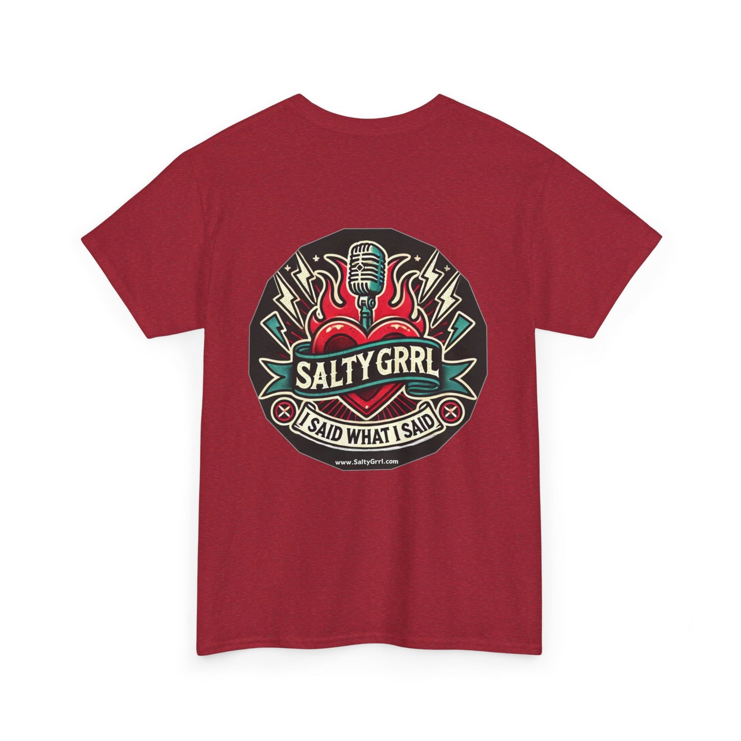 Salty Grrl Says Statement Tee - 'Resist Refuse Remove'