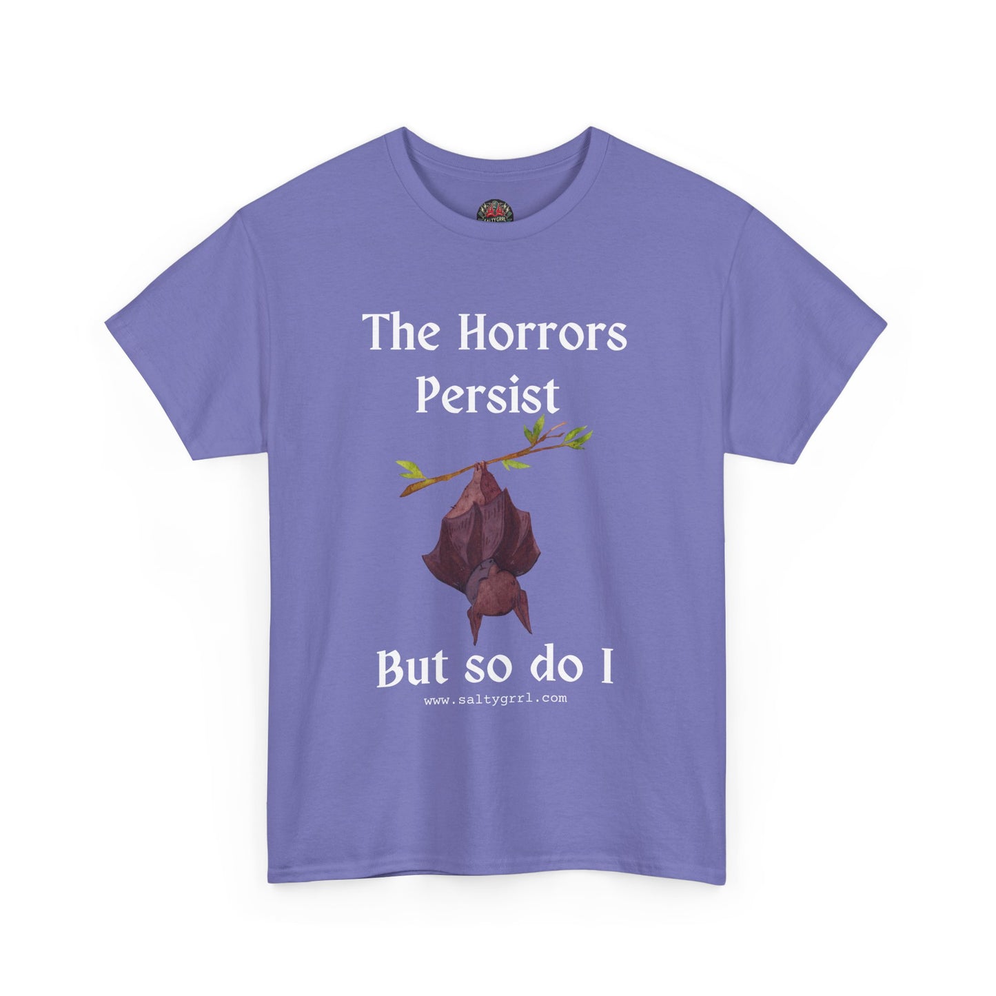 Salty Grrl Statement Tee - 'Horrors Persist'