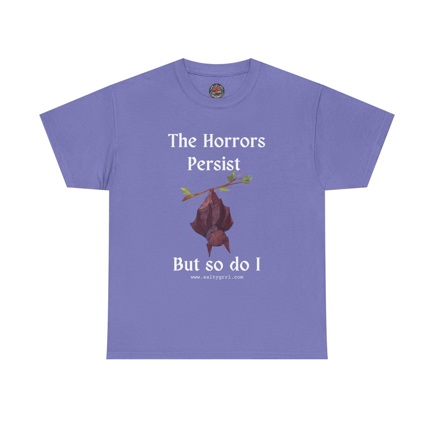 Salty Grrl Statement Tee - 'Horrors Persist'