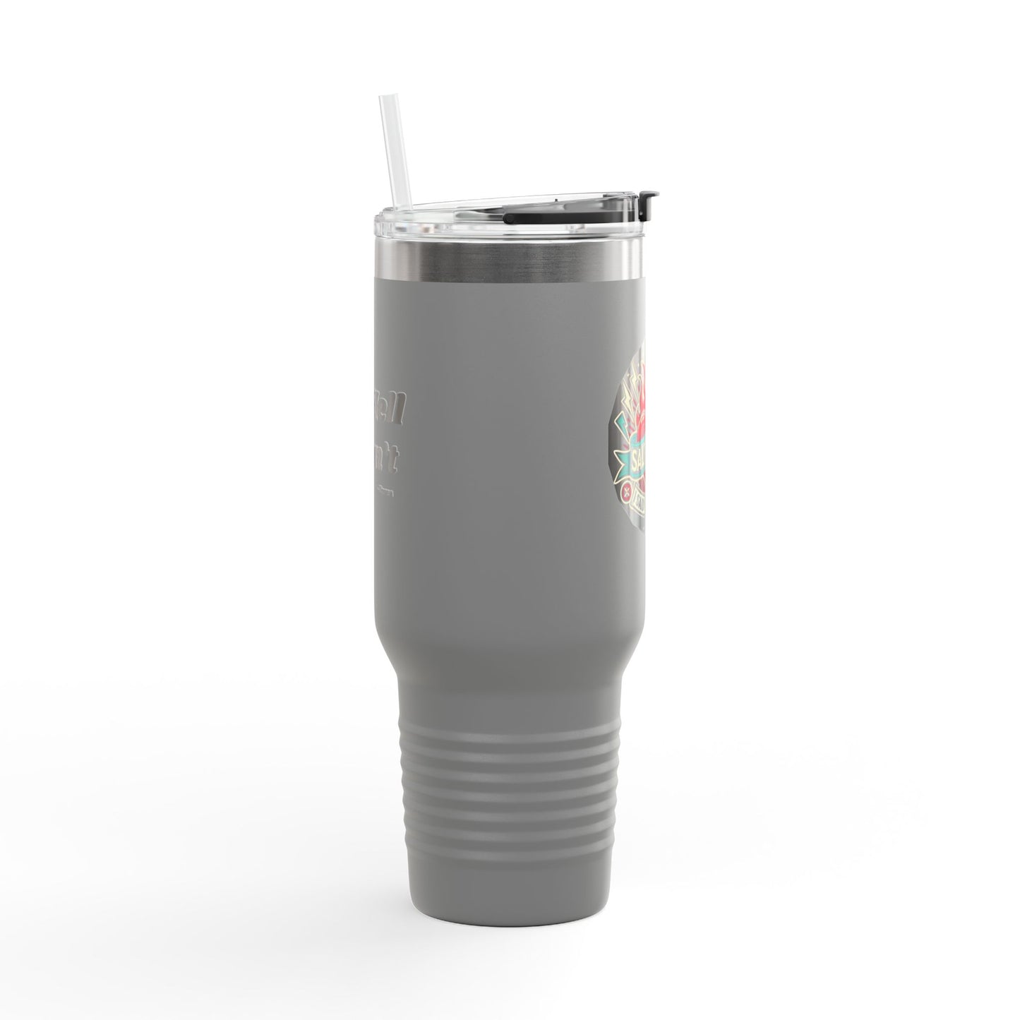 Salty Grrl Insulated Travel Mug - 40oz Motivational Tumbler with Straw