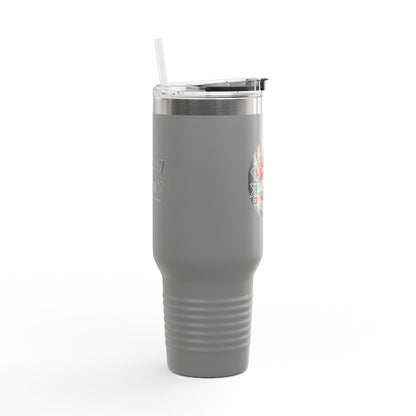 Salty Grrl Insulated Travel Mug - 40oz Motivational Tumbler with Straw