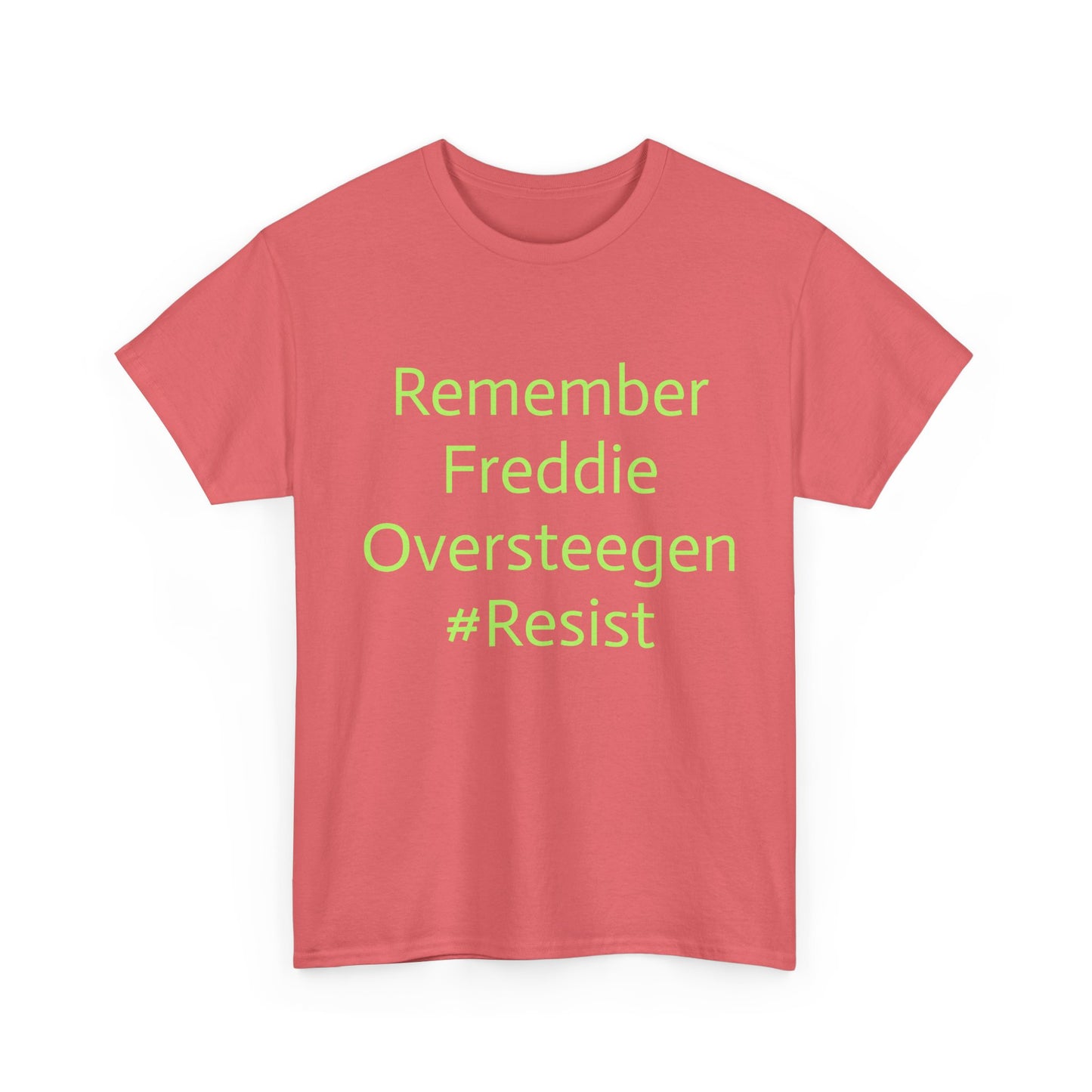 Salty Grrl Statement Tee - 'Remember Freddie Oversteegen'