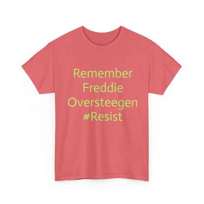 Salty Grrl Statement Tee - 'Remember Freddie Oversteegen'