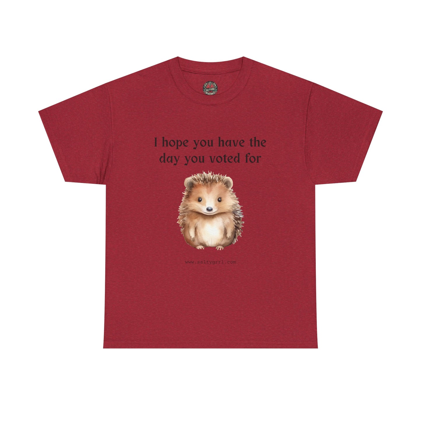 Salty Grrl Statement Tee - 'Hope Hedgehog'