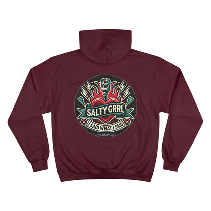 Salty Girl Says Hoodie - Resist Refuse Remove