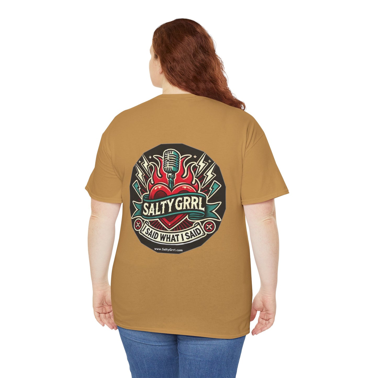 Salty Grrl Says Unisex Heavy Cotton Tee - 'Feral'