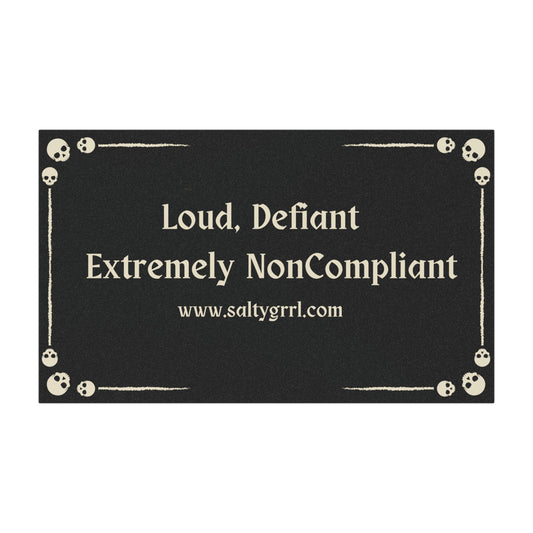Car Magnet - 'Noncompliant' - Statement Decal for Women