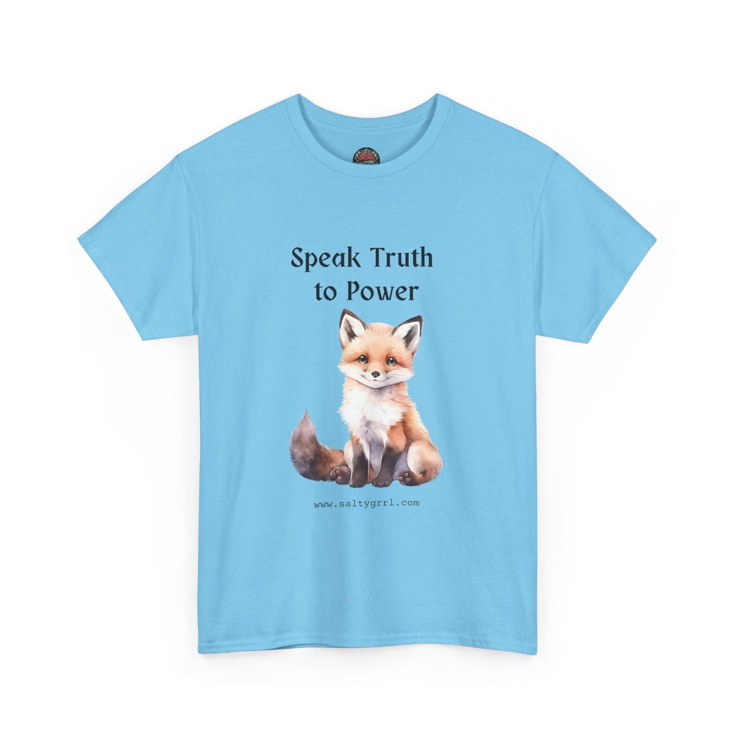 Salty Grrl Statement Tee - 'Truth Fox'