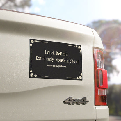 Car Magnet - 'Noncompliant' - Statement Decal for Women
