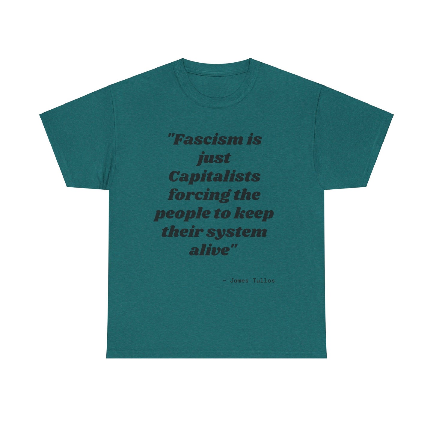 Motivational Unisex Heavy Cotton Tee - 'Fascism'