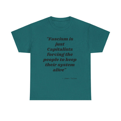 Motivational Unisex Heavy Cotton Tee - 'Fascism'