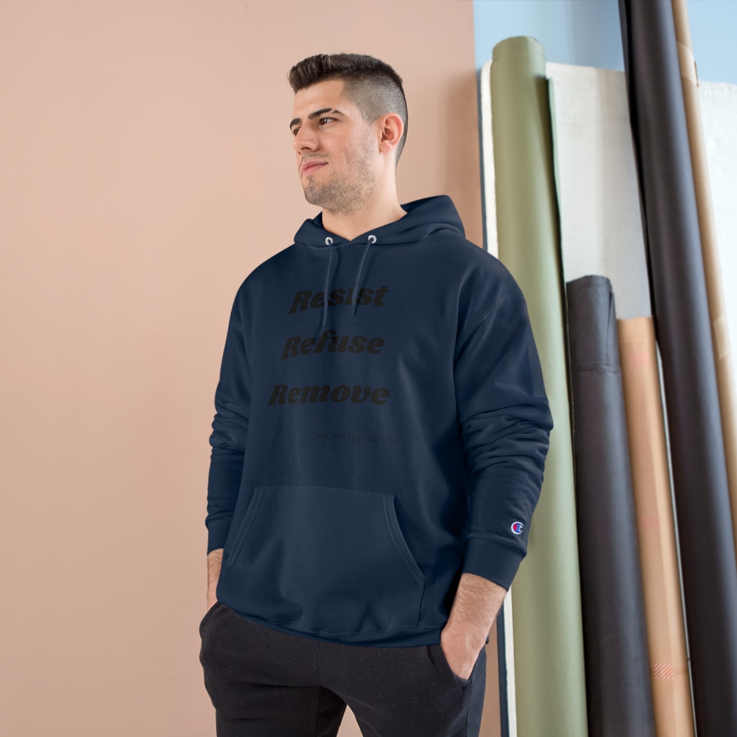 Salty Girl Says Hoodie - Resist Refuse Remove