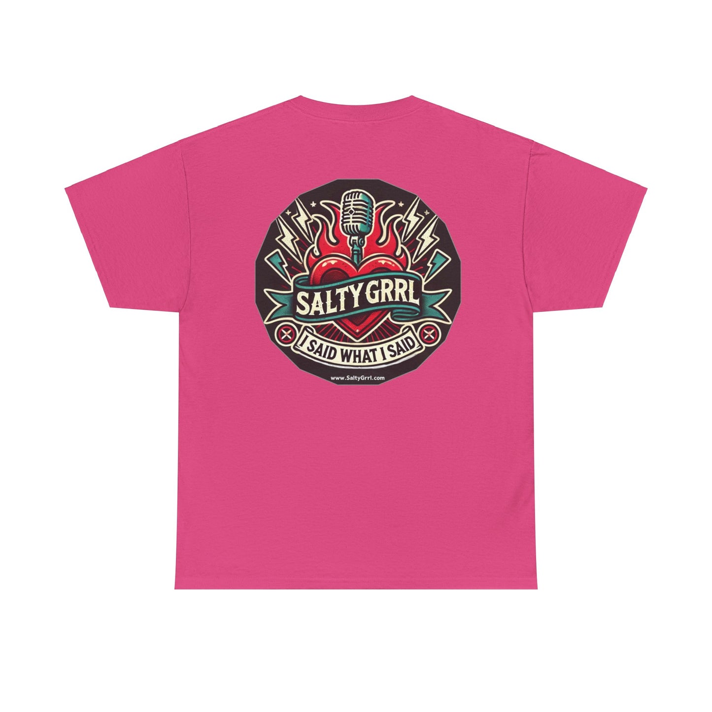 Salty Grrl Says Statement Tee - Woke