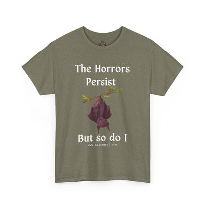 Salty Grrl Statement Tee - 'Horrors Persist'
