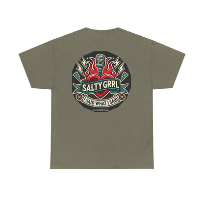 Salty Grrl Says - Human Rights Tee