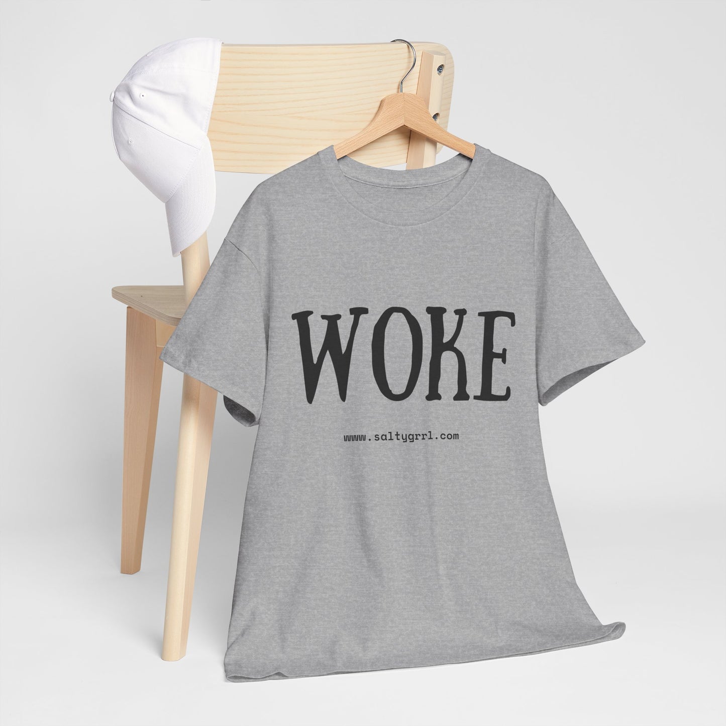 Salty Grrl Says Statement Tee - Woke