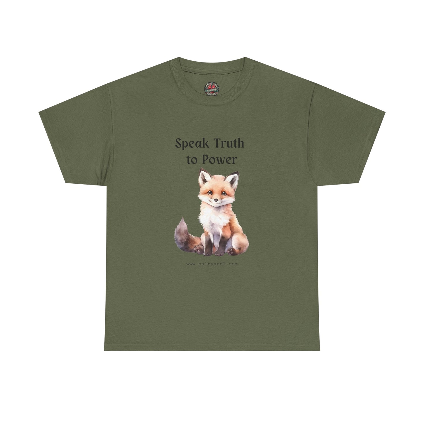 Salty Grrl Statement Tee - 'Truth Fox'