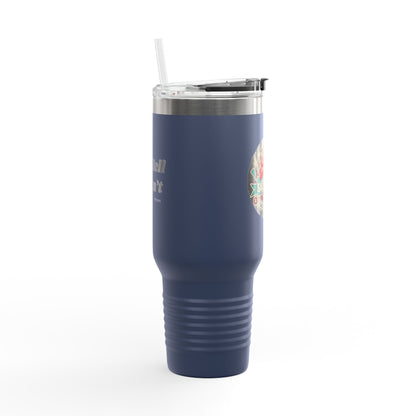 Salty Grrl Insulated Travel Mug - 40oz Motivational Tumbler with Straw