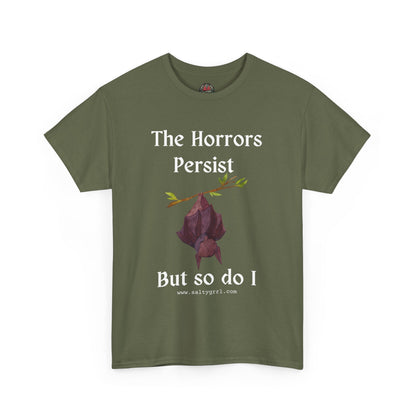 Salty Grrl Statement Tee - 'Horrors Persist'