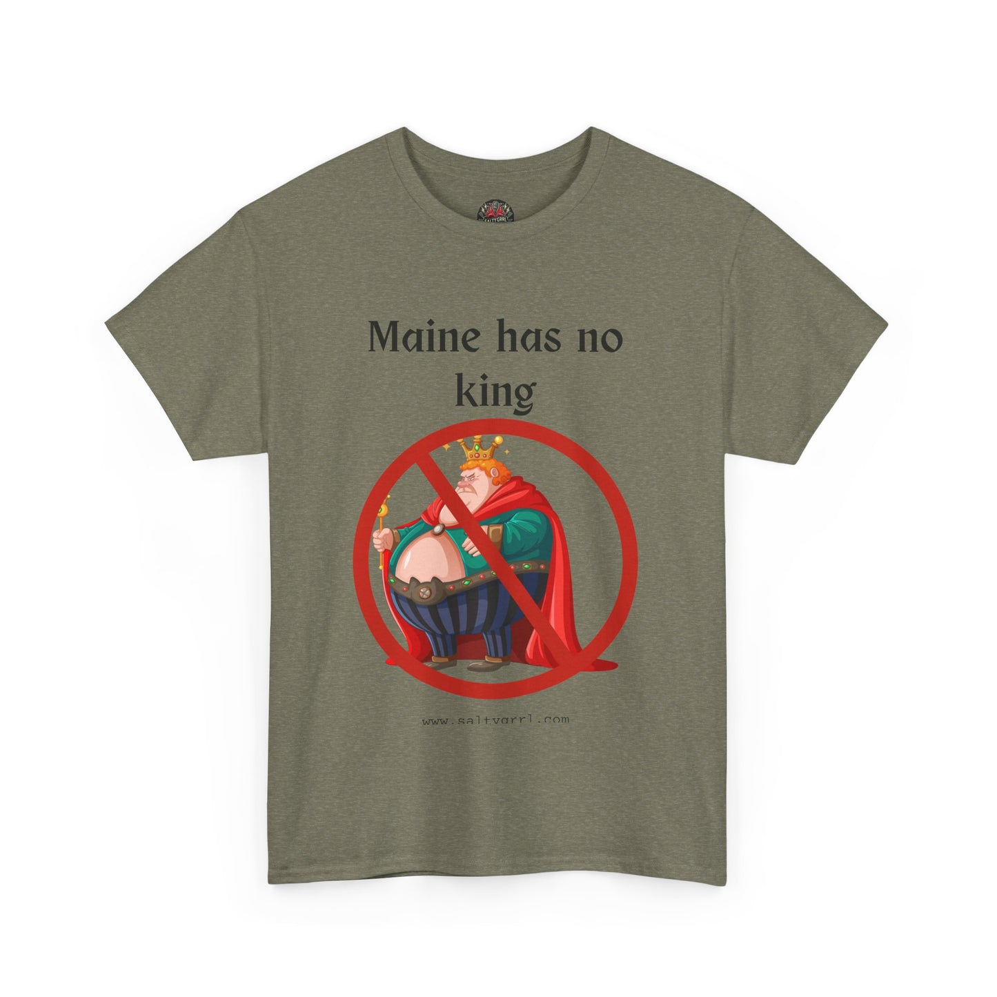 Salty Grrl Statement Tee - 'No King'