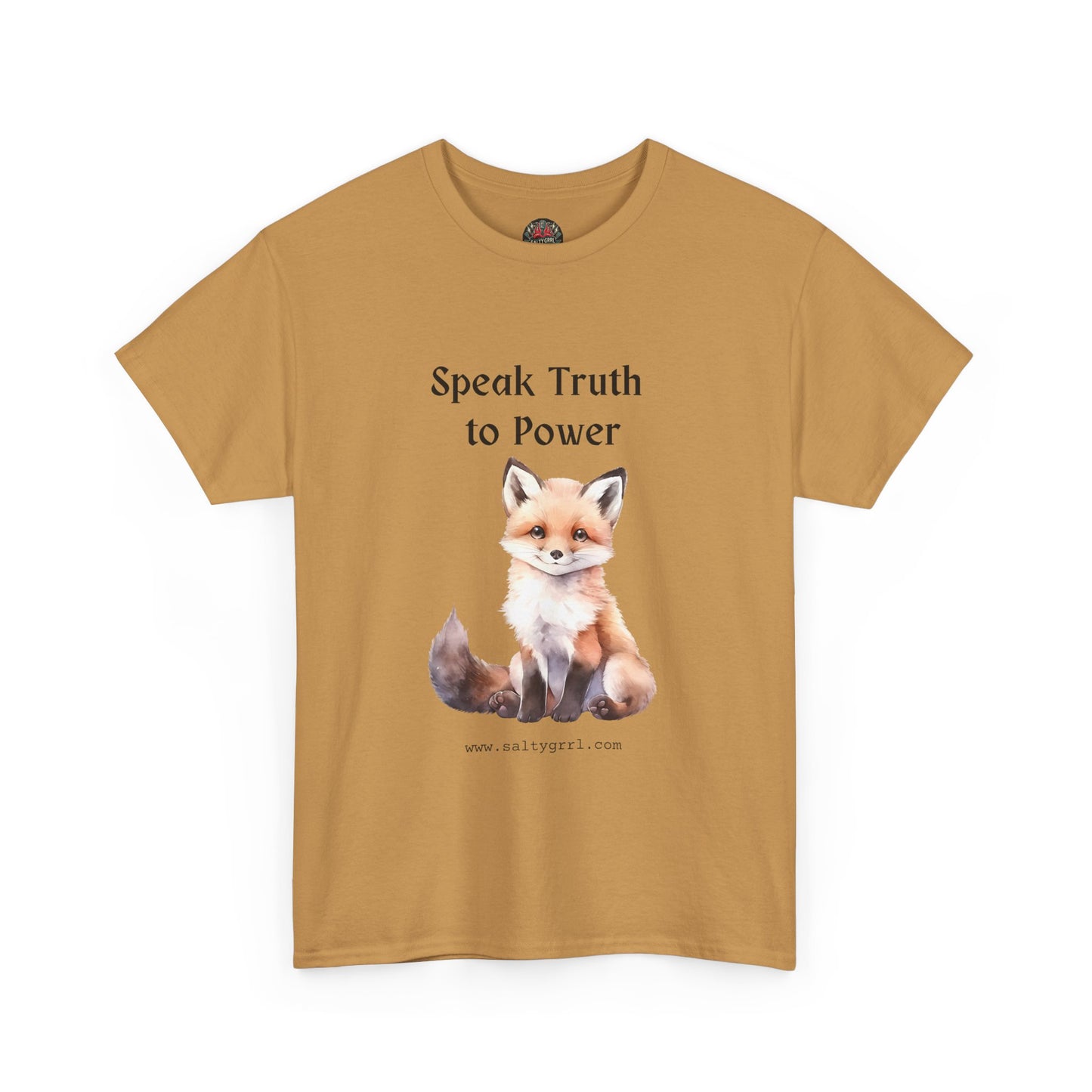 Salty Grrl Statement Tee - 'Truth Fox'