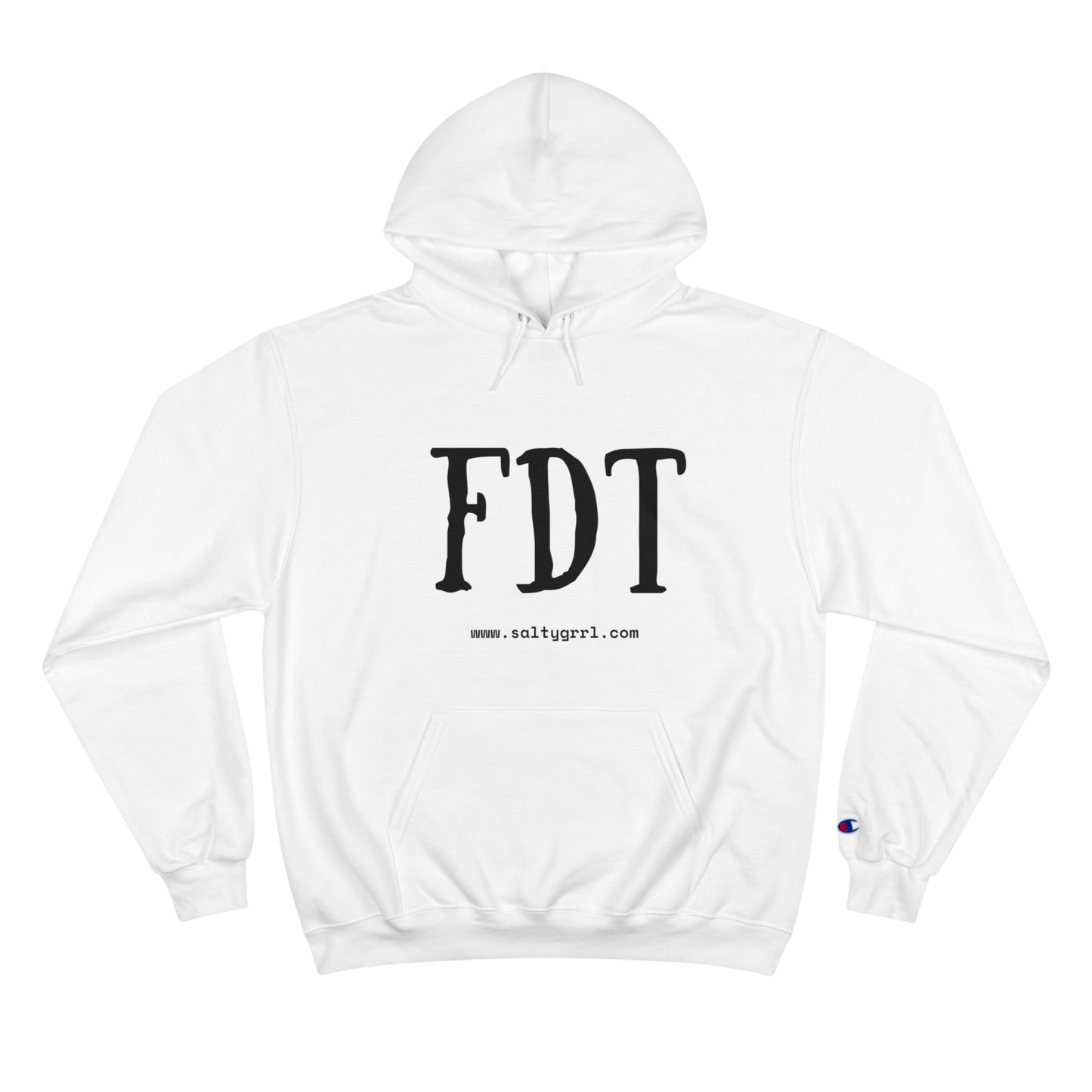 FDT Champion Hoodie - Cozy Graphic Pullover for Casual Wear