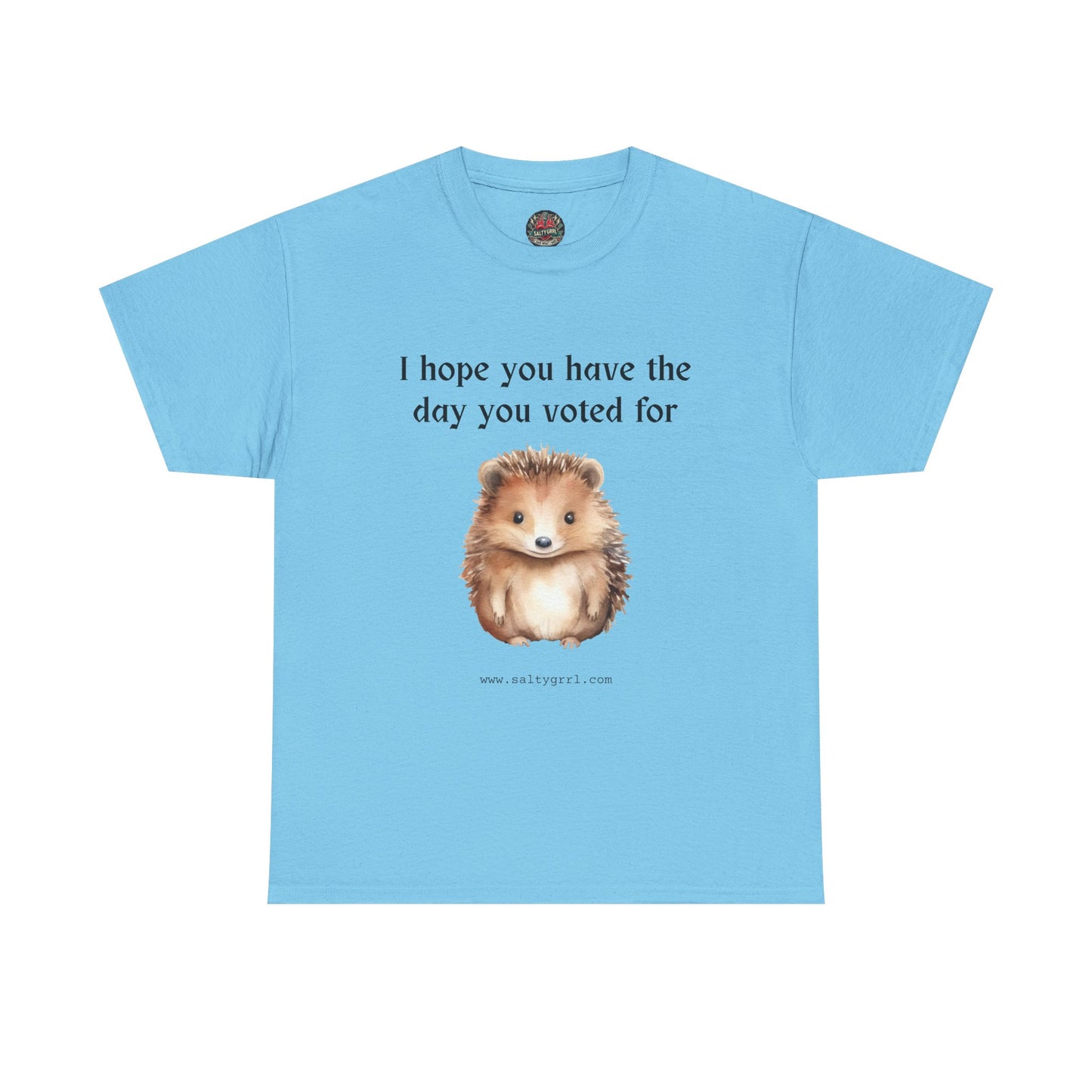 Salty Grrl Statement Tee - 'Hope Hedgehog'