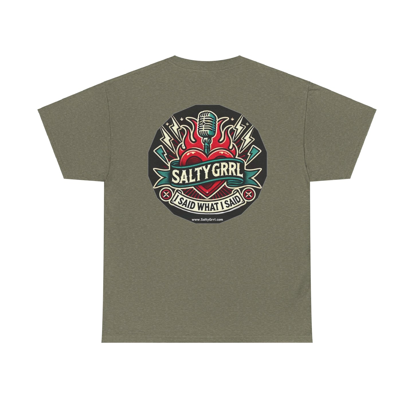 Salty Grrl Says Statement Tee - 'The Hell I Won’t'