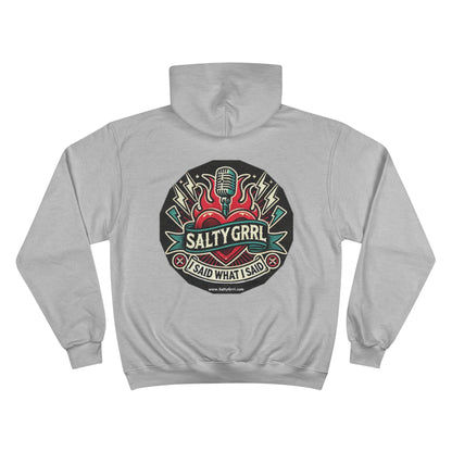 Badass Believer of Human Rights Champion Hoodie - Cozy Graphic Pullover for Casual Wear