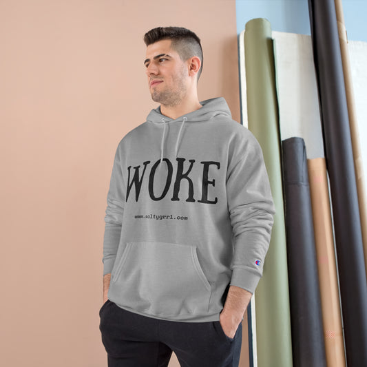 Woke Champion Hoodie - Cozy Graphic Pullover for Casual Wear