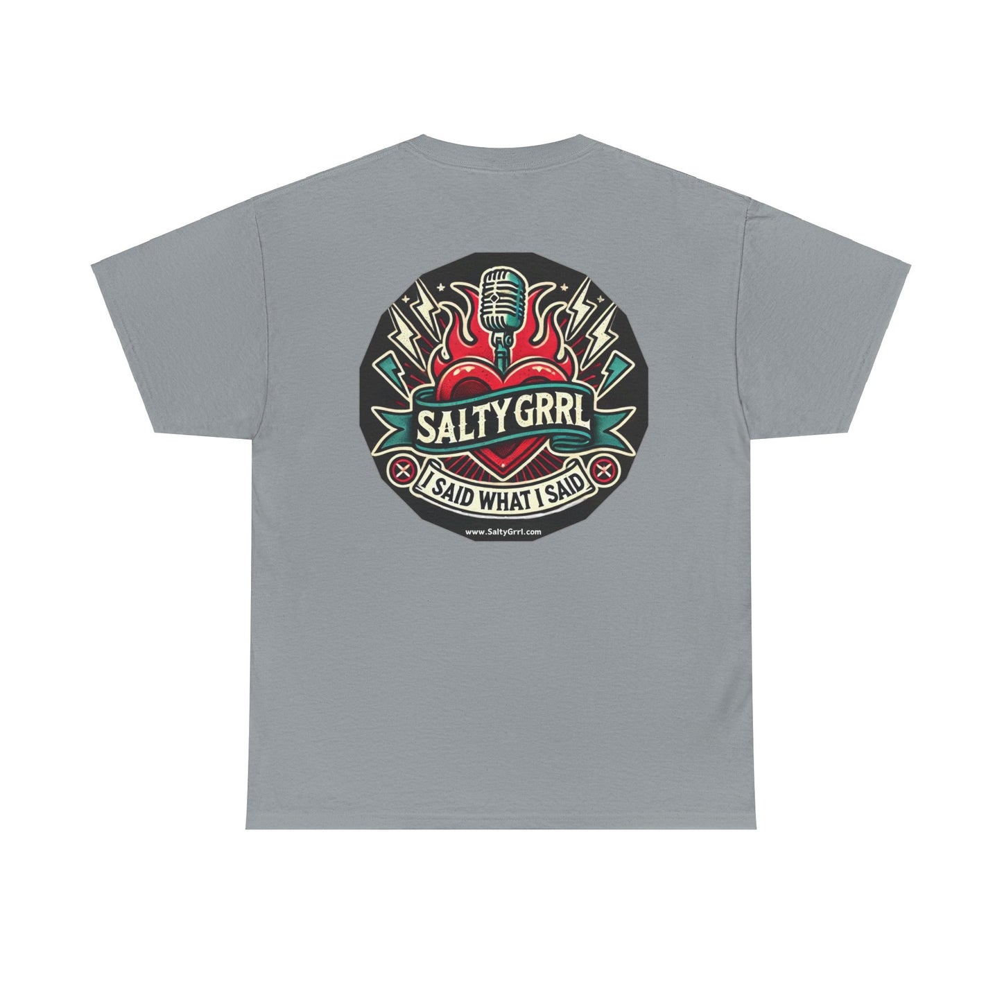 Salty Grrl Says Statement Tee - Woke