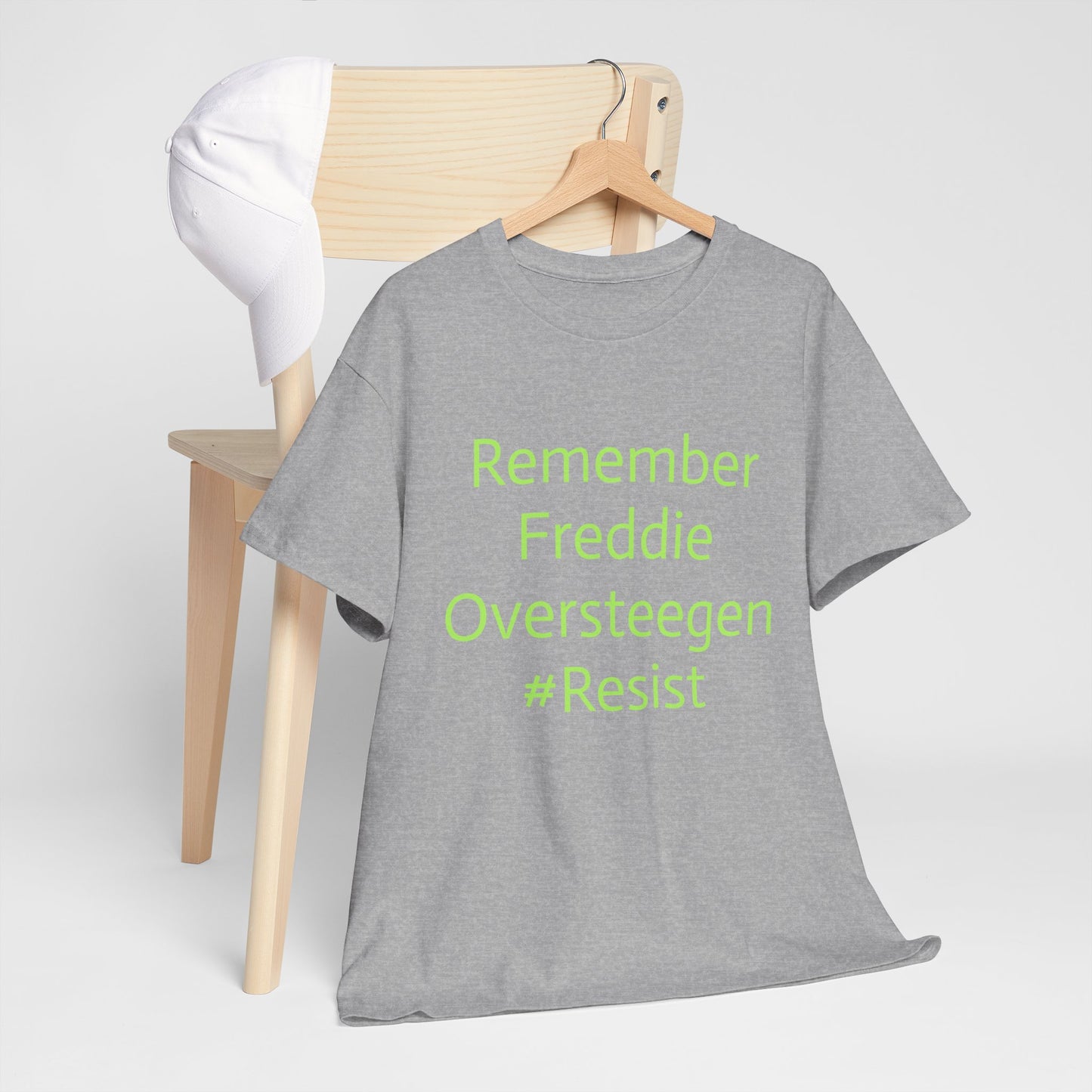 Salty Grrl Statement Tee - 'Remember Freddie Oversteegen'