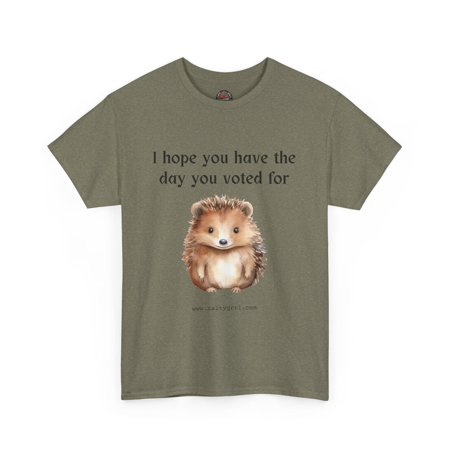 Salty Grrl Statement Tee - 'Hope Hedgehog'