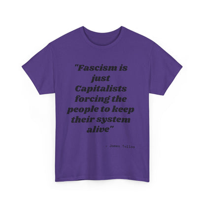 Motivational Unisex Heavy Cotton Tee - 'Fascism'