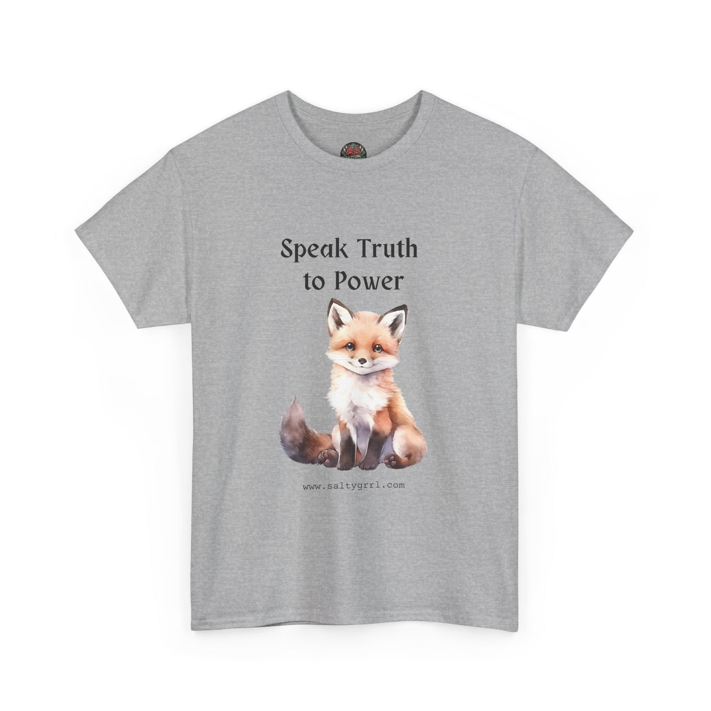 Salty Grrl Statement Tee - 'Truth Fox'