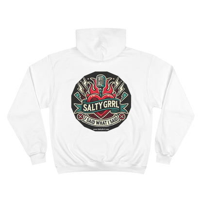 Salty Girl Says Hoodie - Resist Refuse Remove