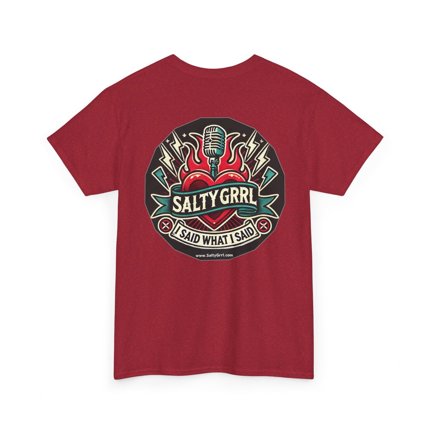 Salty Grrl Says Statement Tee - Woke
