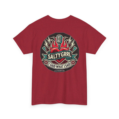 Salty Grrl Says Statement Tee - Woke