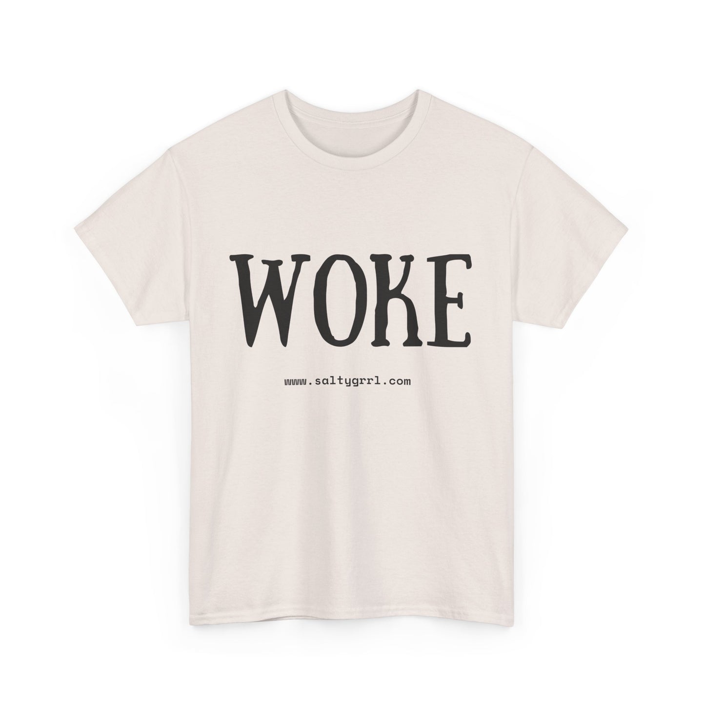 Salty Grrl Says Statement Tee - Woke
