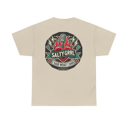 Salty Grrl Says - Human Rights Tee