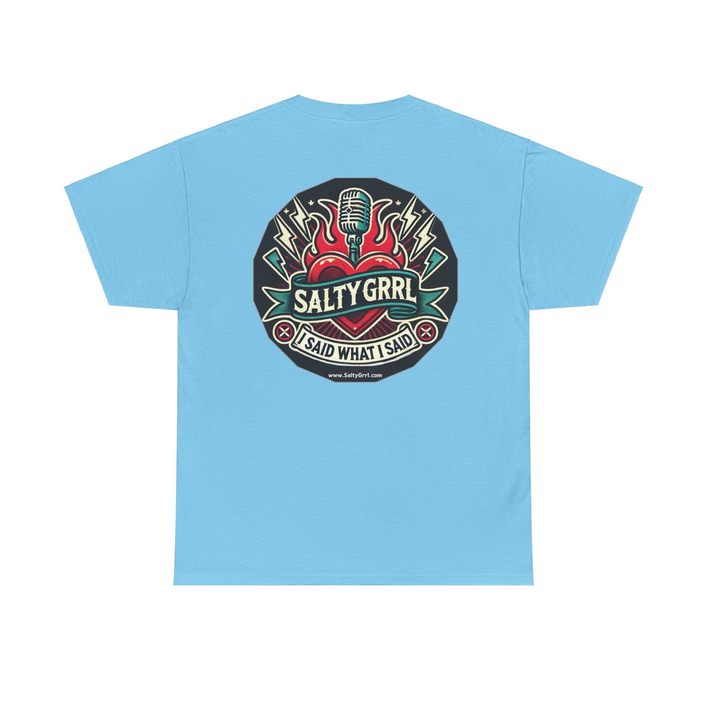 Salty Grrl Says Statement Tee - Woke