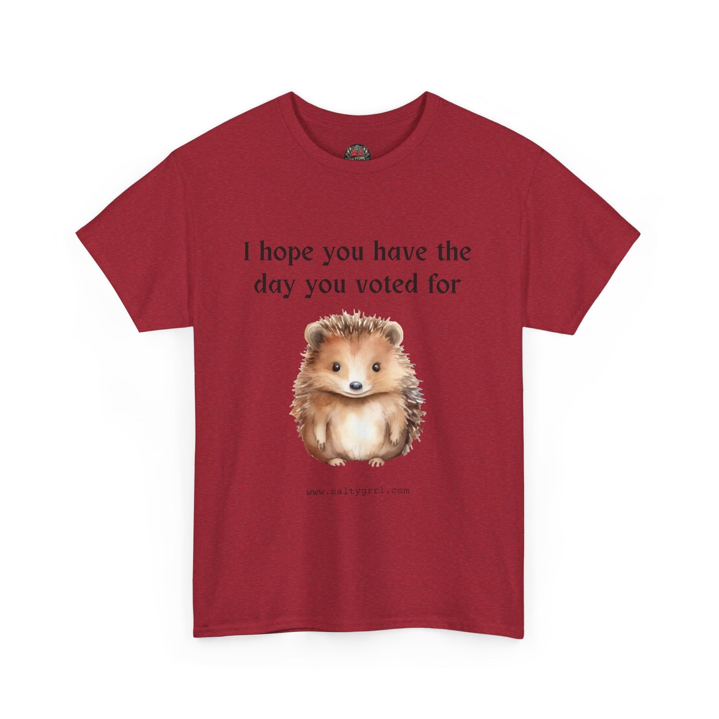 Salty Grrl Statement Tee - 'Hope Hedgehog'